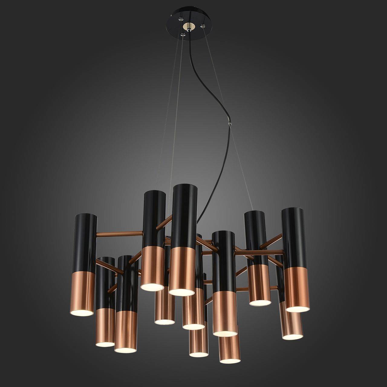 Люстра дизайнерская Pigtails медь черная медь SL810.423.13 ST LUCE ДИЗАЙНЕРСКИЕ, KOSMOS 057972 Медь  - Вид №2