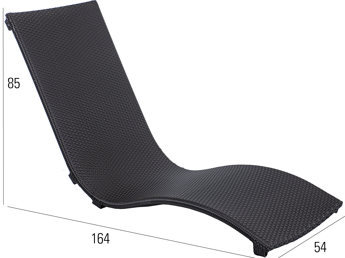 68.00.0163 Одноместный шезлонг Heaven Swing Mocca Mbm  - Вид №1