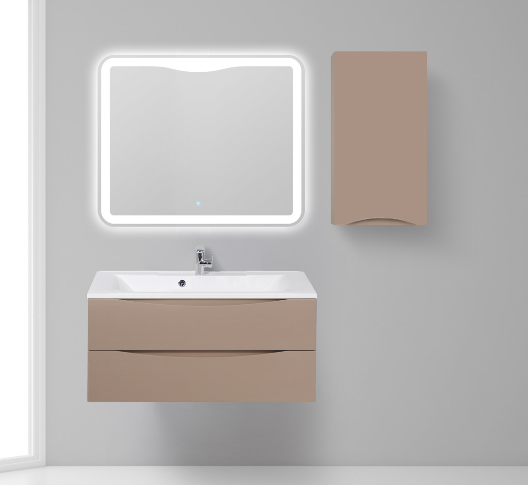 Шкаф подвесной, с одной распашной дверцей BelBagno FLY-MARINO-750-1A-SC-CL-P-R - Вид №1