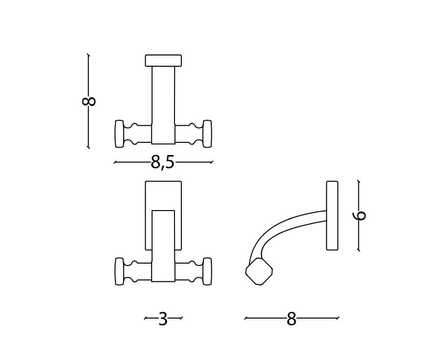 Металлический халат Park Avenue Westin ARCH-00060961 - Вид №3