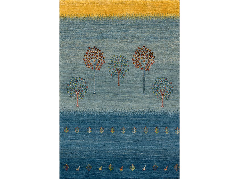 Прямоугольный шерстяной ковер Zollanvari Gabbehs Flora &amp ARCH-00075734