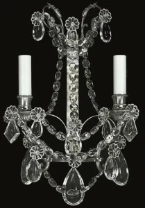 Tisserant Бра в классическом стиле из бронзы Cristallo di boemia