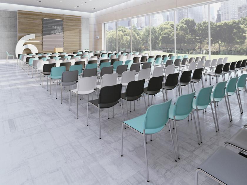 profim Консольный штабелируемый конференц-стул из пластика с подлокотниками Zoo sun-id-1470388 - Вид №2