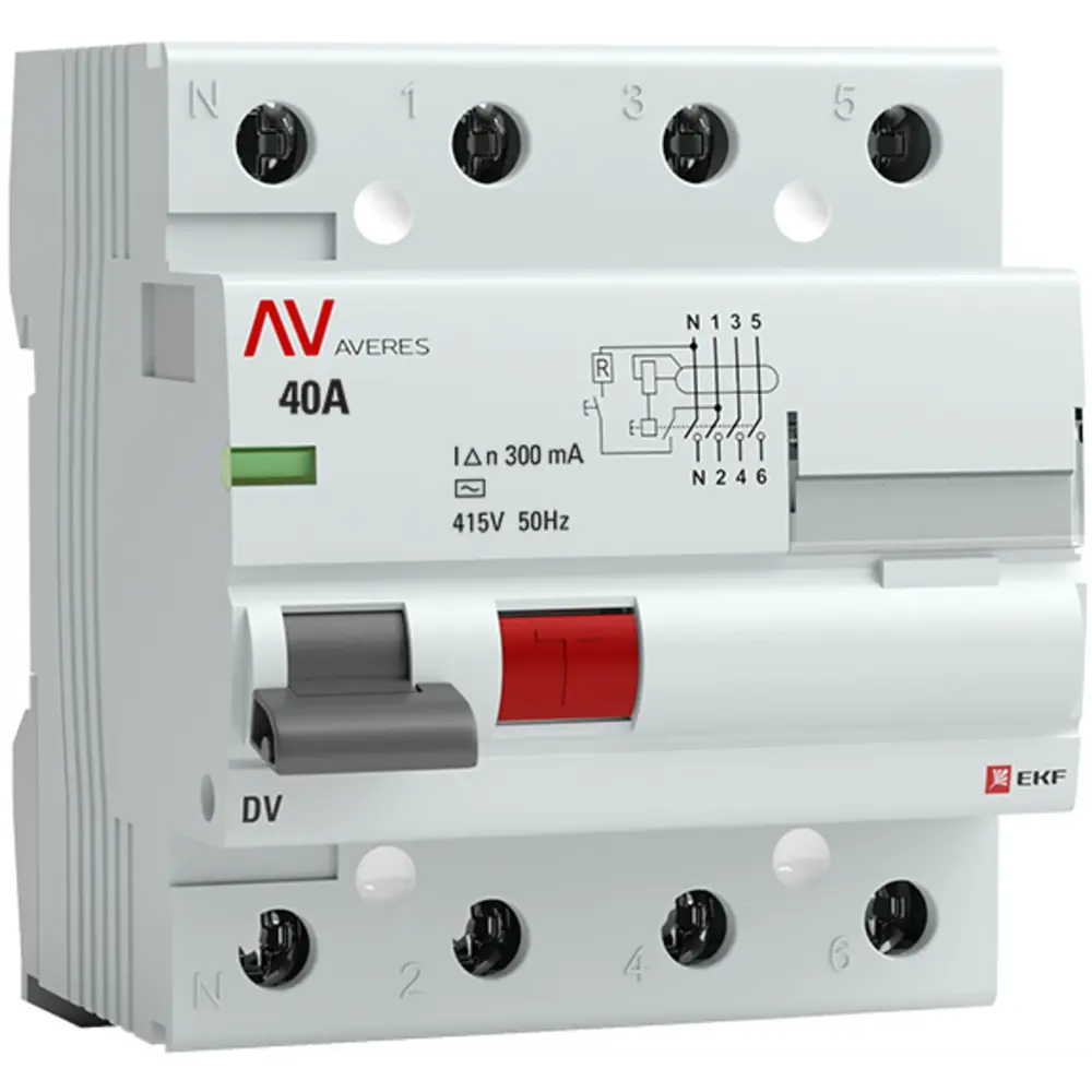 УЗО EKF Averes 4P - защита сети и электробезопасность 84579905 STLM-0052263