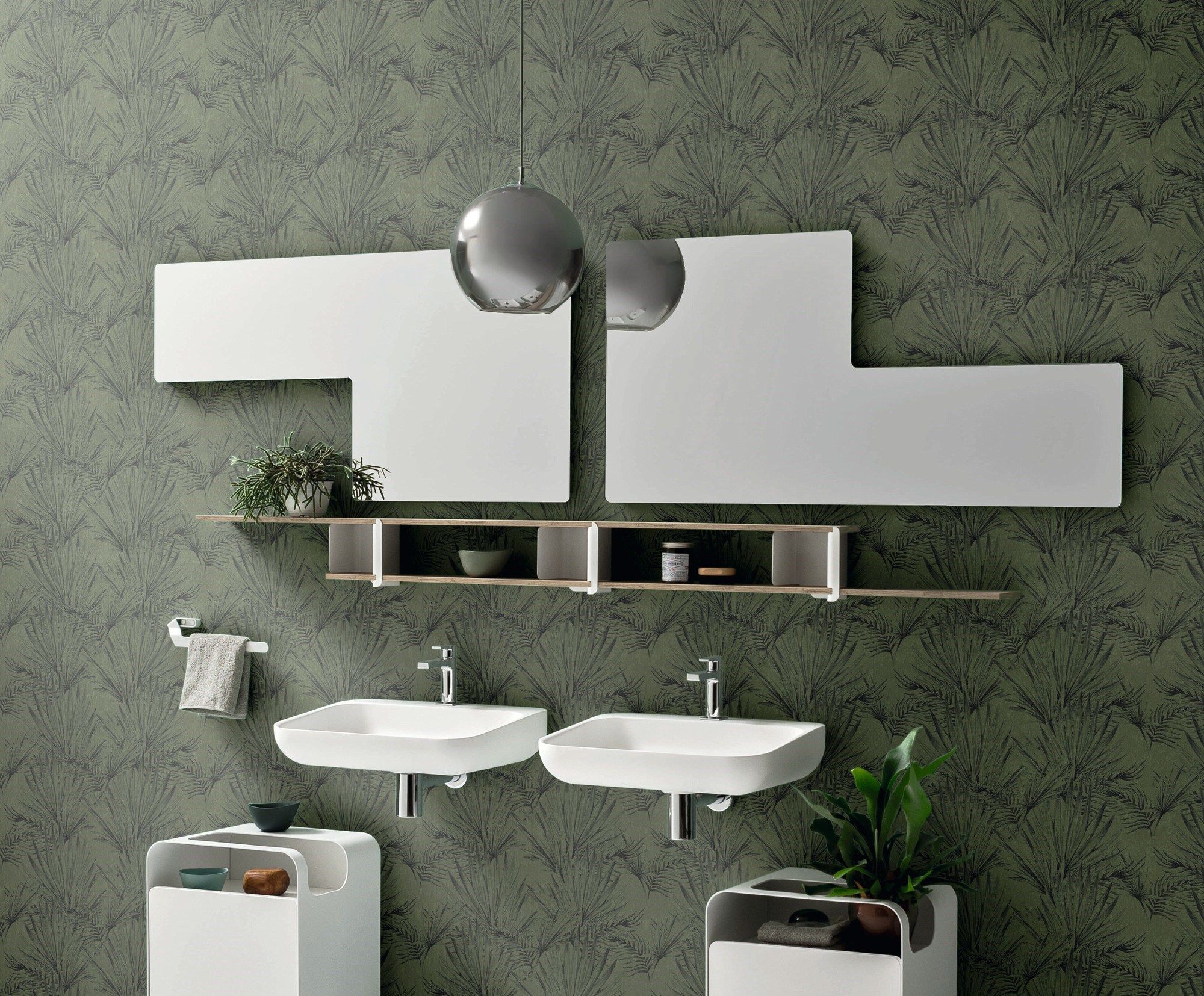 Прямоугольный одиночный подвесной умывальник ARBLU ARCH-00097000 - Вид №1