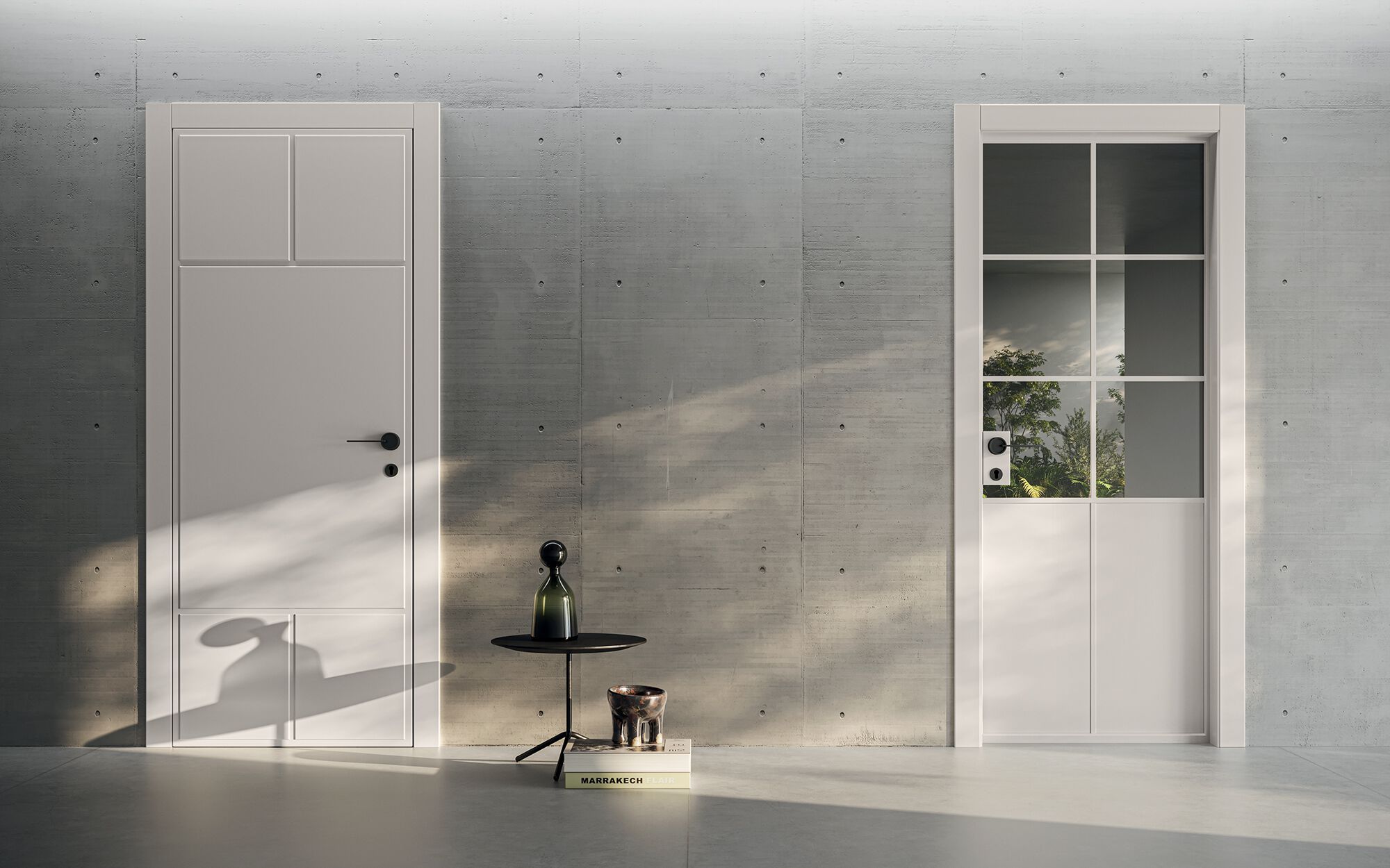 Полупрозрачная лакированная распашная дверь GAROFOLI нас ARCH-00041744 - Вид №1