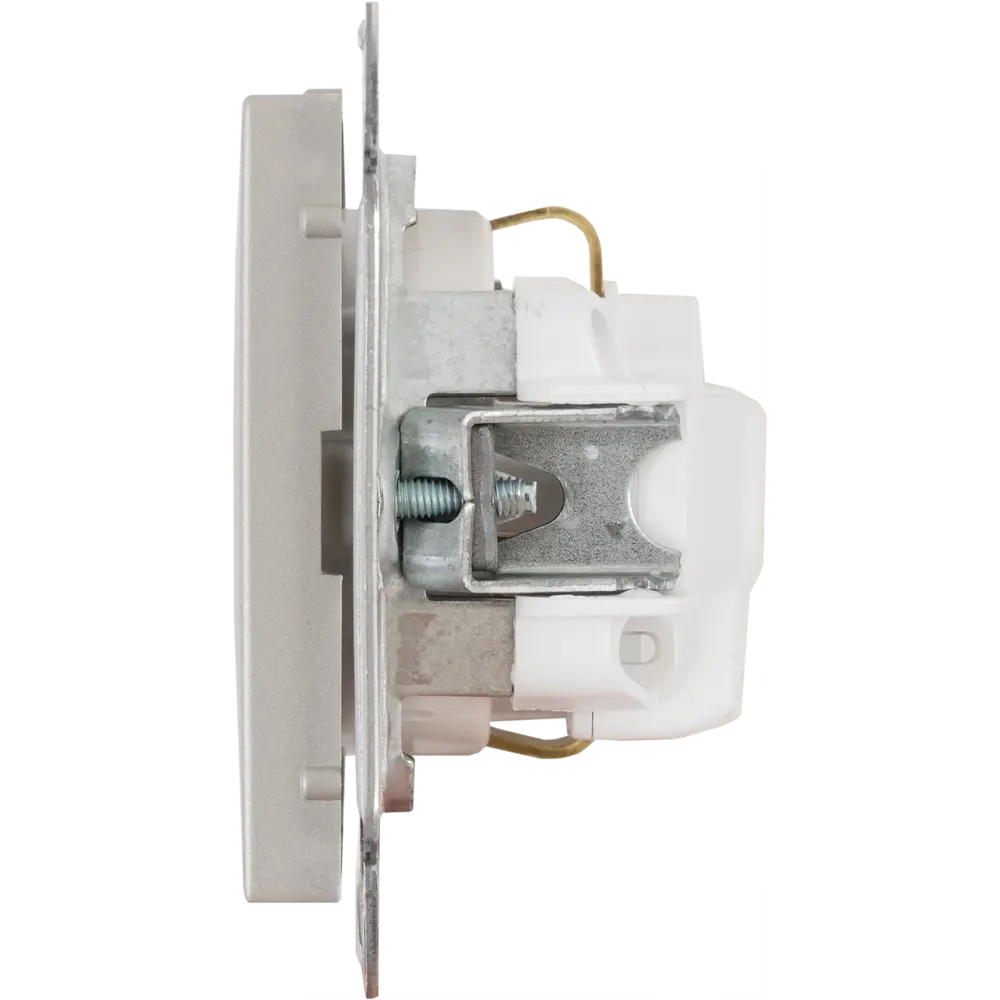 SYSTEME ELECTRIC W59 - механизм розетки скрытого монтажа в цвете платина 82797855 STLM-0036011 - Вид №2