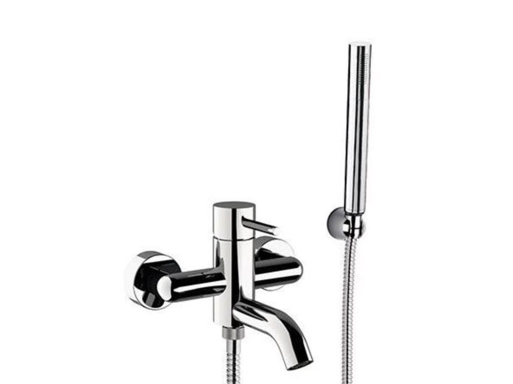 Настенный однорычажный смеситель для ванны с ручным душем Rubinetterie Mariani Next ARCH-00126082 - Вид №1