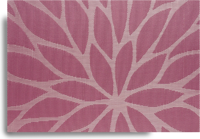 10552952 Harman Салфетка подстановочная 48х33см "Цветочный жаккард" ,ягодный ПВХ 