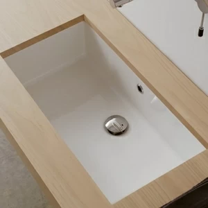 8091 Накладная раковина под столешницу  прямоугольная Scarabeo Ceramiche Gala-Tech-Miky