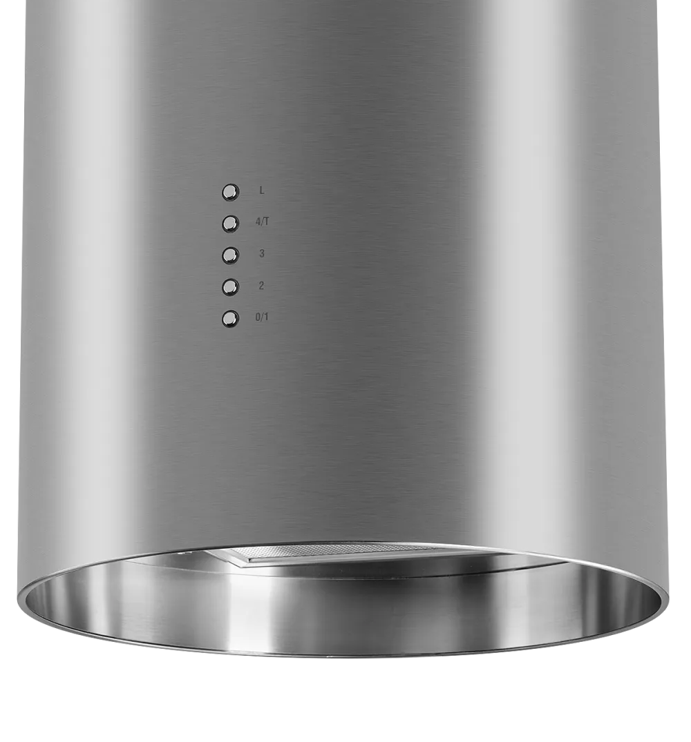 8146641 Вытяжка островная Kuppersberg TUBA X серебристый STDN-0085643 - Вид №3