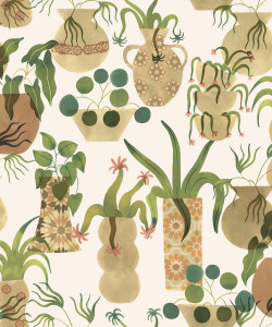 Обои с цветочными мотивами