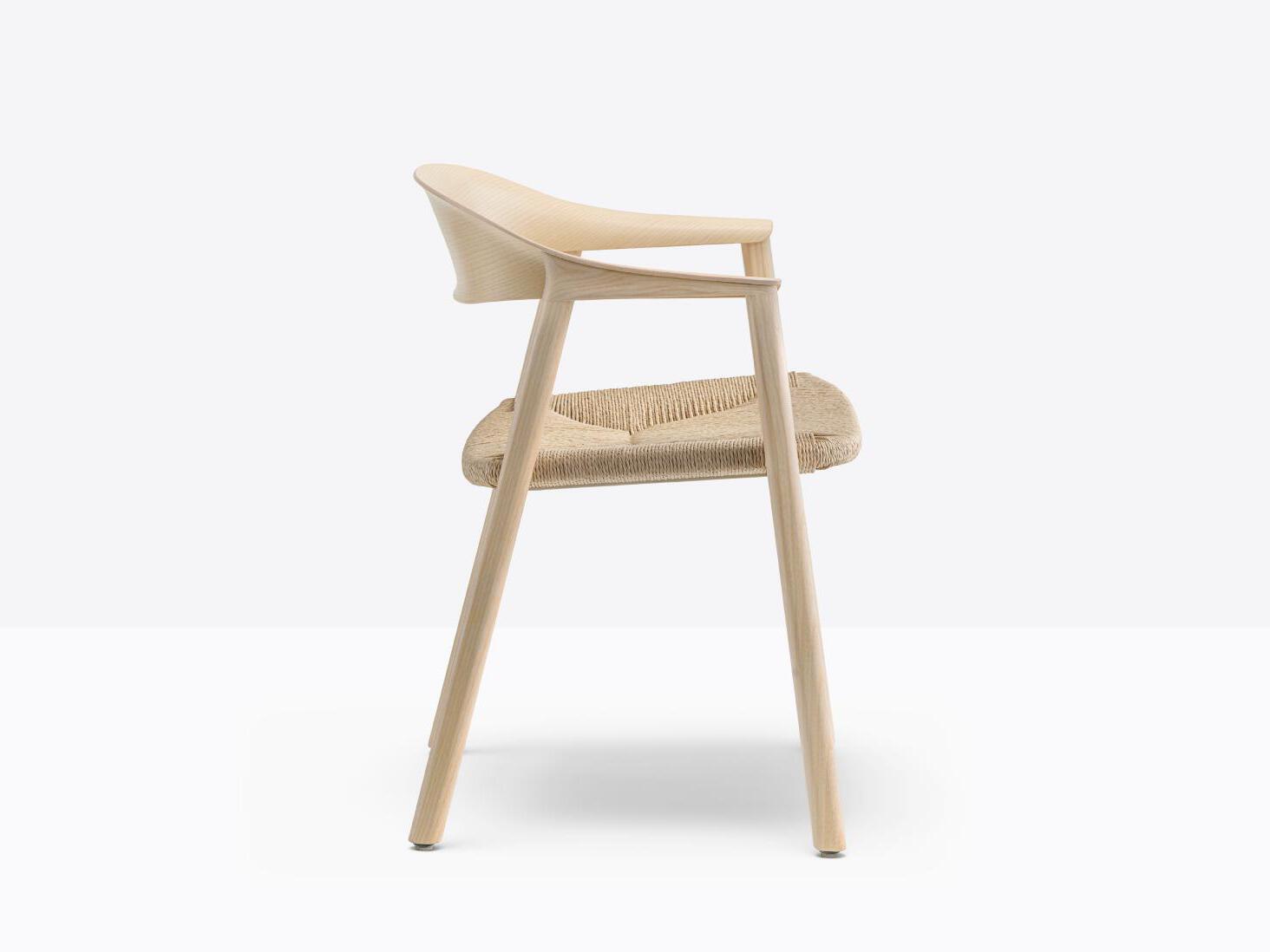 Деревянный стул с подлокотниками Pedrali ARCH-00028097 - Вид №3