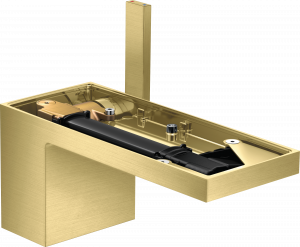 47012950 Смеситель для раковины 70, однорычажный, со сливным клапаном Push-Open, без тарелки AXOR MYEDITION