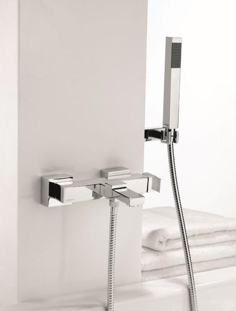 Rubinetterie Mariani Смеситель для ванны настенный однорычажный с ручным душем Polar 230-pa - Вид №2