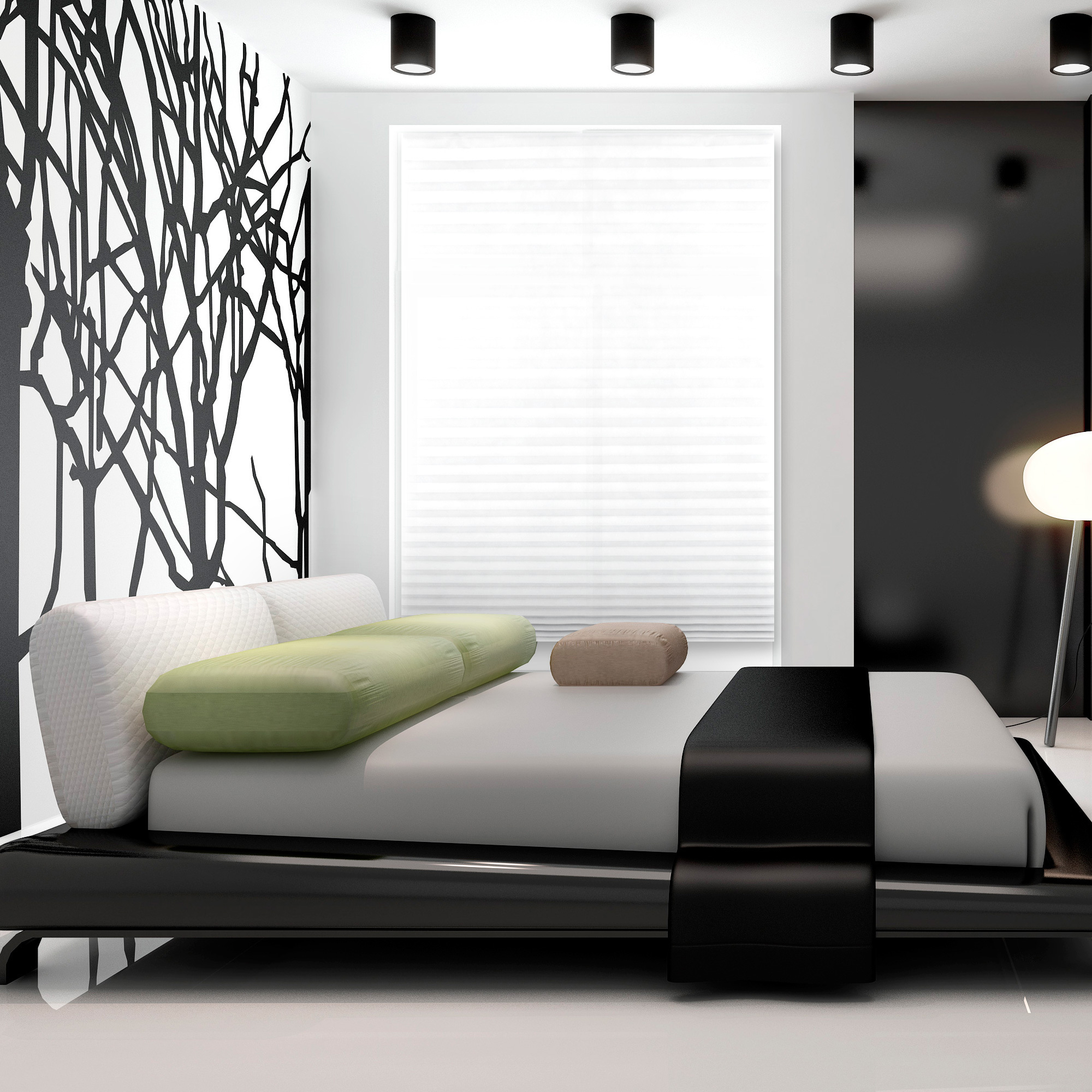 87557166 Жалюзи плиссе LY-PB01 90x190 см текстиль белые STLM-0074472 Santreyd  - Вид №4