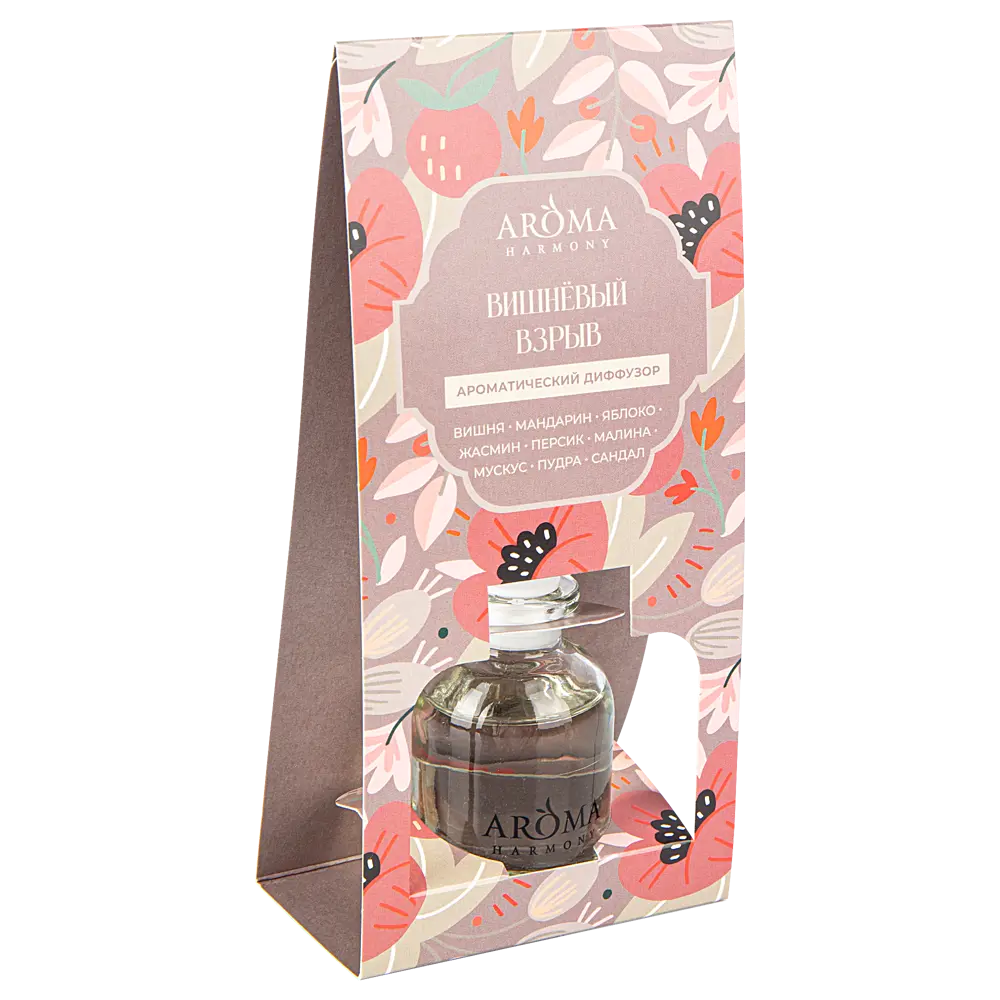 Ароматический диффузор Aroma Harmony Вишневый взрыв 30 мл 89366569 STLM-2040470 