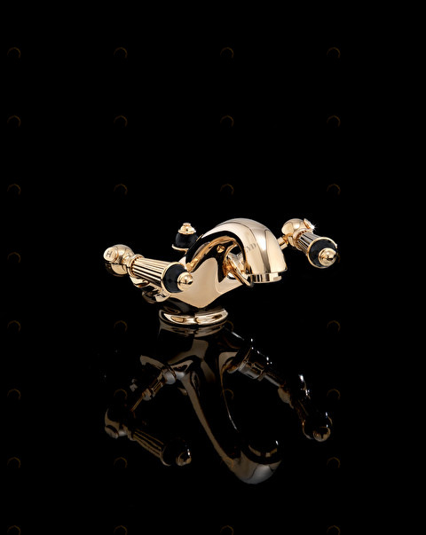 BLD74 Кран для раковины Black Diamond с 1 отверстием Devon&Devon 