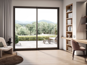Алюминиевые раздвижные двери-окна