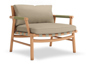 Садовое кресло из тикового дерева и Sunbrella®