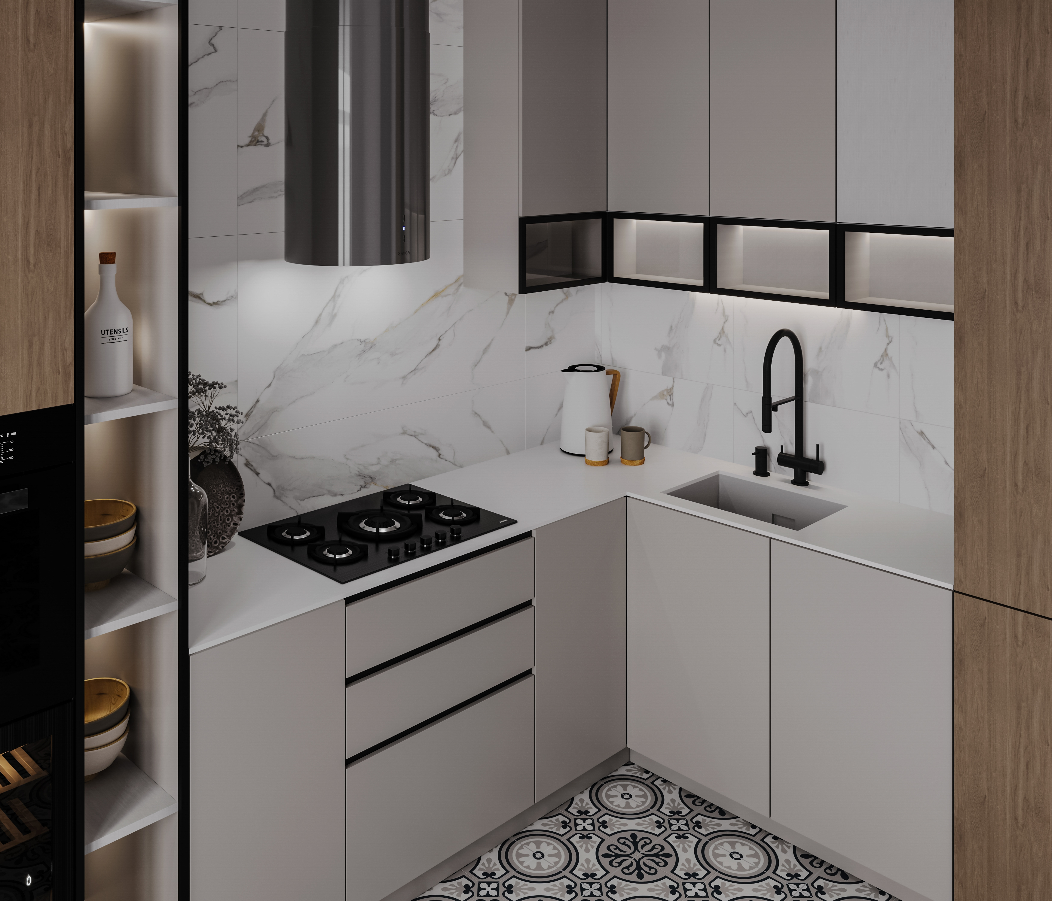 Бесконечная элегантность: керамический слэб STAROSLABS MATT STP-ST342 INCOLOR - Вид №1