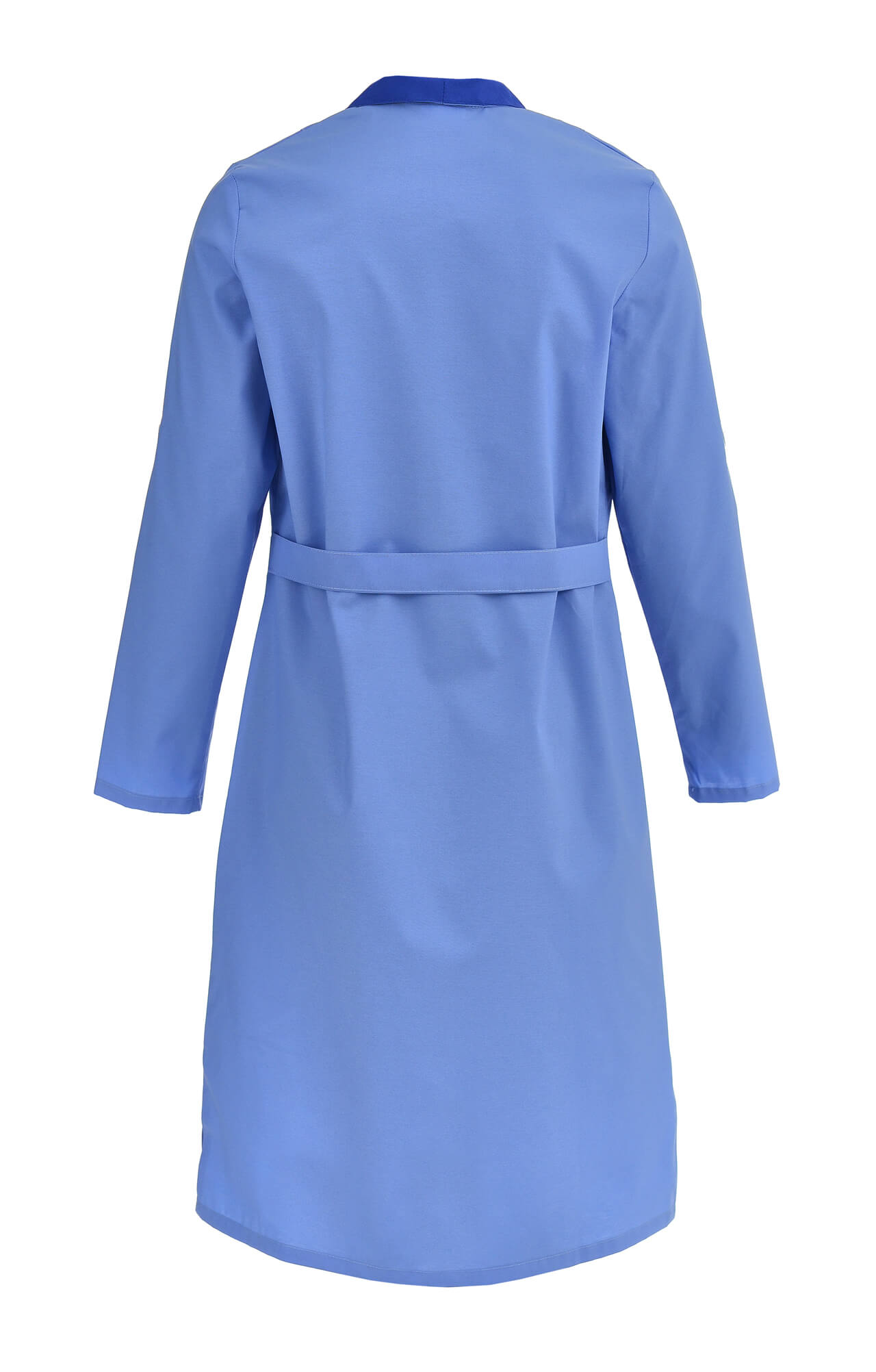 61737 Халат "Радуга" длинный рукав голубой  Одежда для обслуживающего персонала  размер 58 Спецодежда  - Вид №3