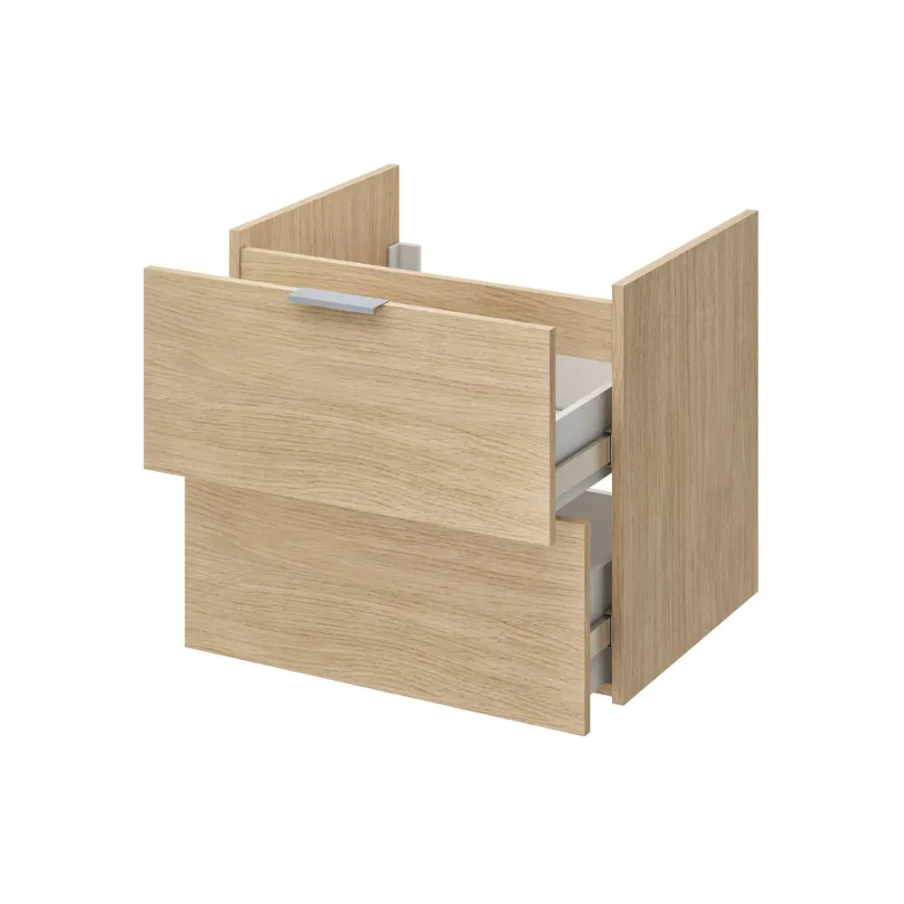 Тумба под раковину подвесная Sensea Essential 60 см цвет дуб STLM-2133366 - Вид №7