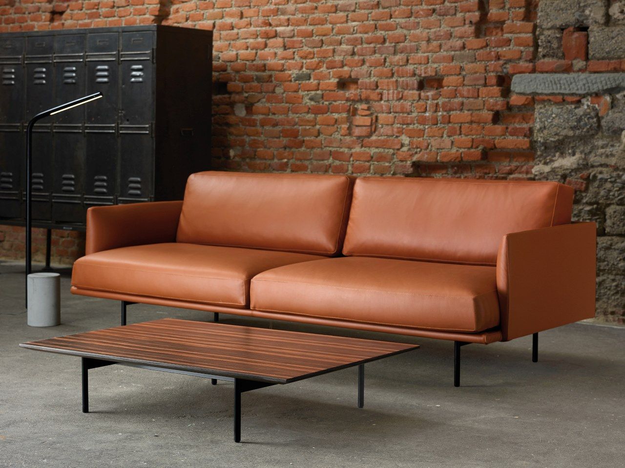 Стальной и деревянный прямоугольный низкий журнальный столик Quinti Sedute Нью-Йорк ARCH-00101540 - Вид №3