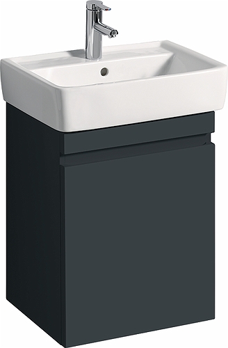 44764 IFO Renova Плоская тумба под умывальник, с ящиком и внутренним ящиком, W = 926 мм, W1 = 1000 мм, T = 438 мм, вяз, пленка  - Вид №3