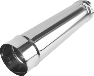 Дымоход из нержавеющей стали Santreyd 110 мм, толщина 0.5 мм, длина 0.5 м 84953925