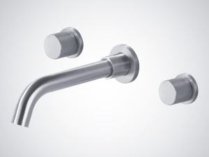 Настенный смеситель для раковины с 3 отверстиями и отдельными розетками