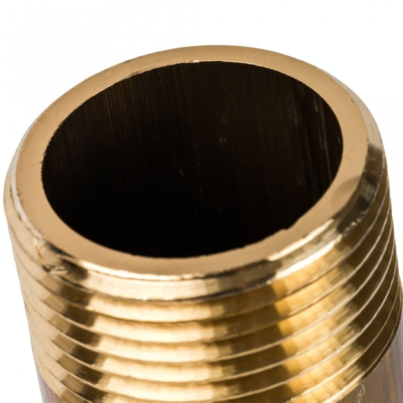 Сгон НН 3/4" 100 мм латунь STOUT SFT0032034100 - Вид №1