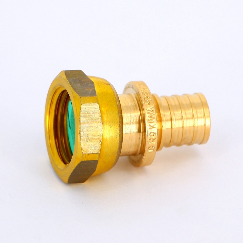 Муфта надвижная В с накидной гайкой бронзовая REHAU 16х3/4" 366076 - Вид №3