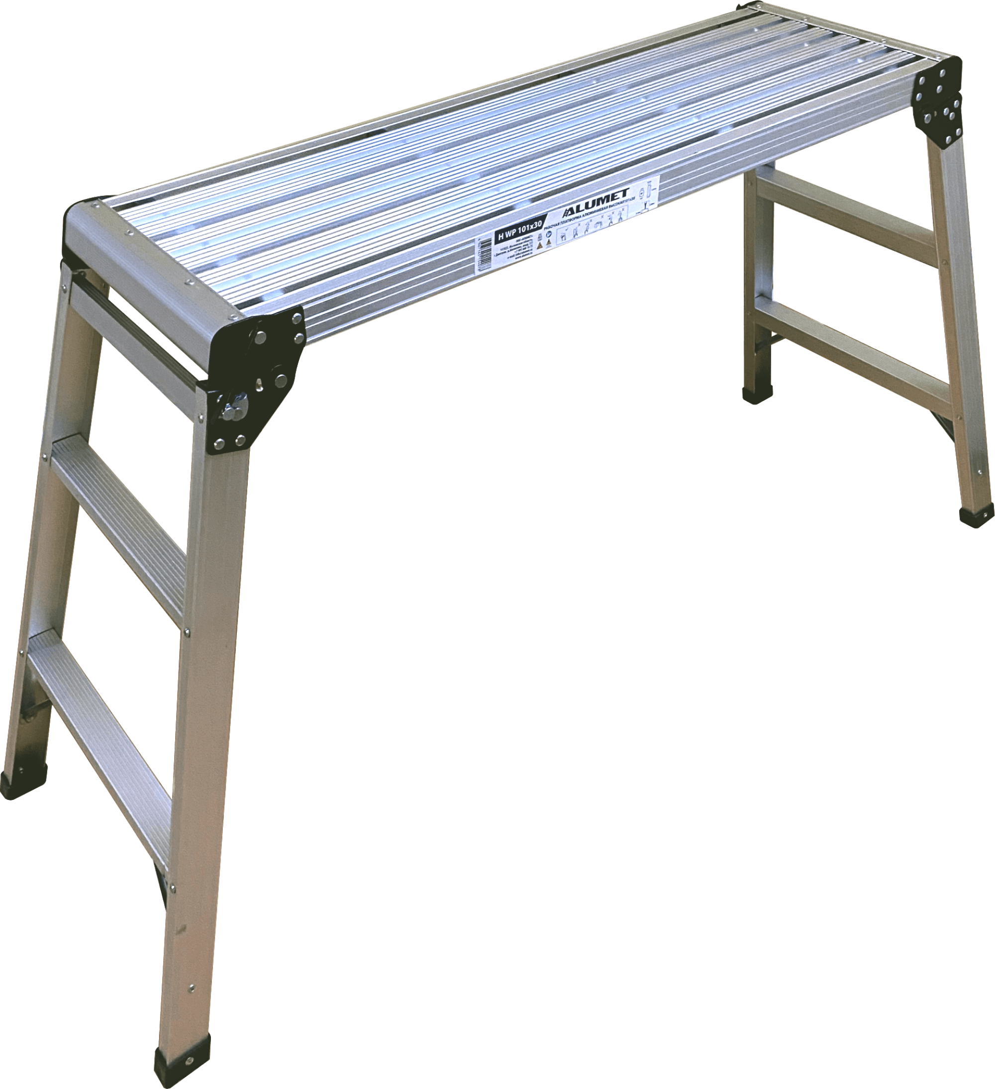 Алюминиевая шарнирная рабочая платформа HWP 101x30 ALUMET  - Вид №2