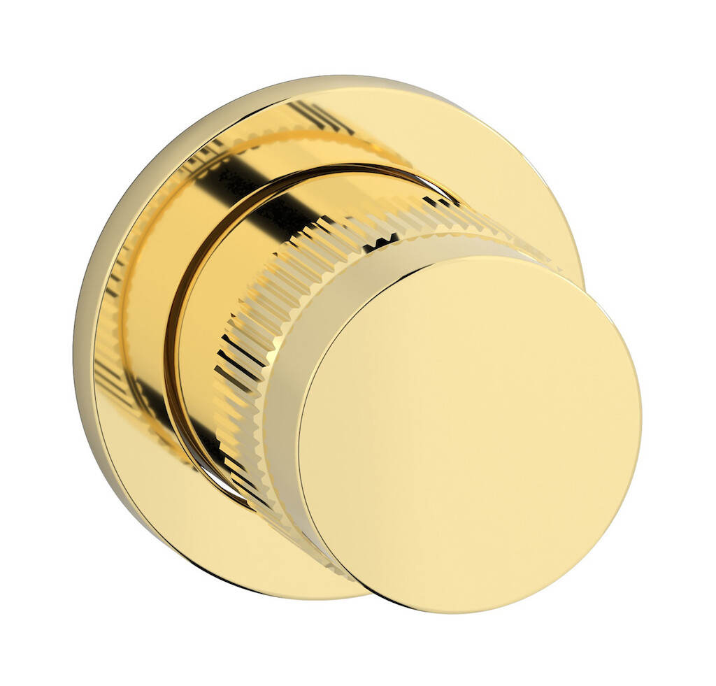 Комплект внешних частей настенного прогрессивного смесителя на 1 потребителя. WE ARE IB rx305ii Pale Gold Reflex