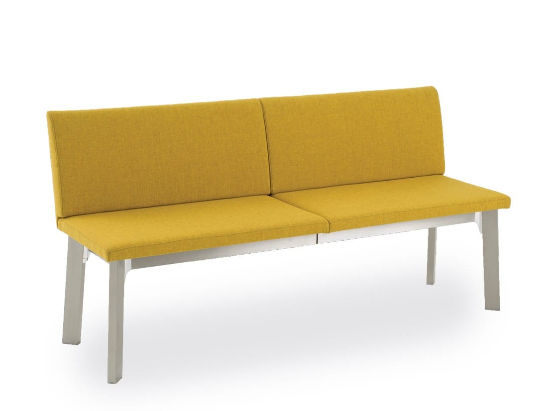 Мягкая скамейка из ткани со спинкой Pointhouse Кроно ARCH-00153205