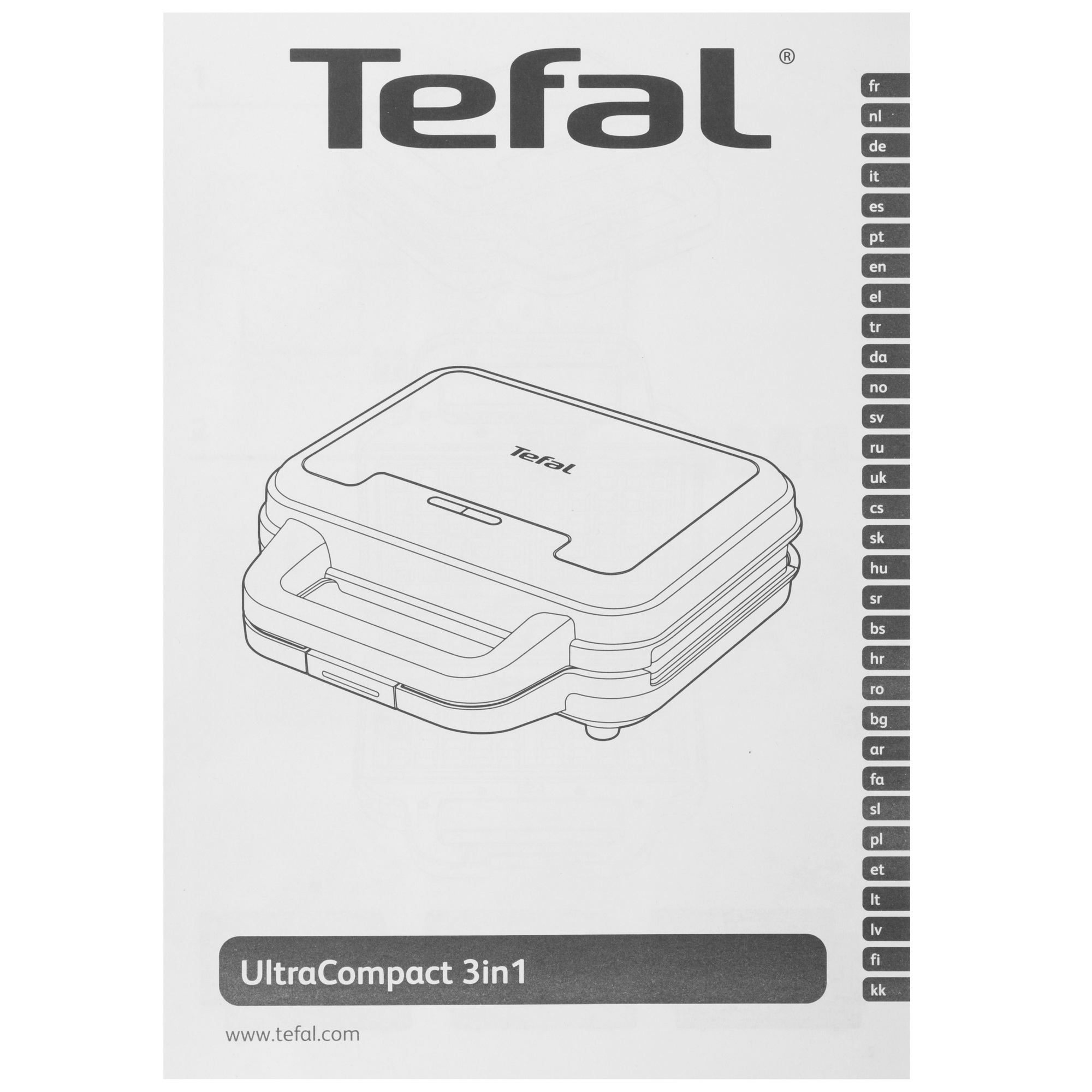 5606948 Сэндвичница Tefal UltraCompact SW383D10 черный STDN-0143662 - Вид №6