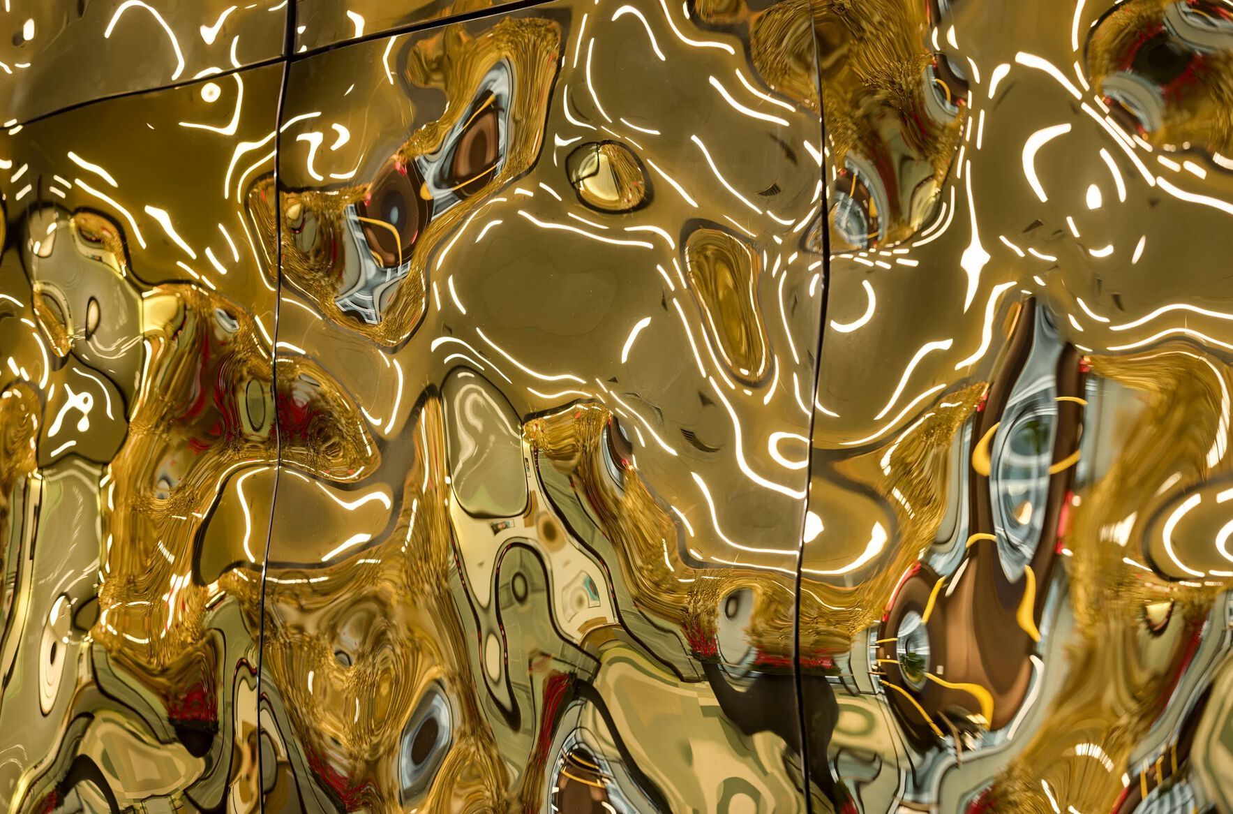 Декоративная зеркальная стеклянная панель PlusObject Aqua High Wave ARCH-00124932 - Вид №3