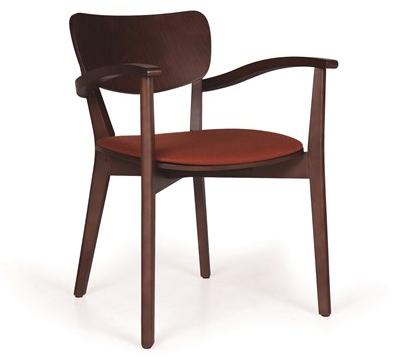 Fenabel Стул из массива дерева с подлокотниками Myriam sun-id-1427015 - Вид №1