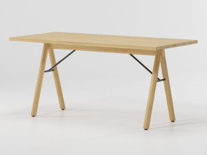 Прямоугольный стол из ясеня