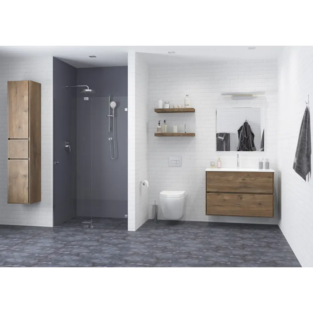 VENTA Декоративные панели Белый кирпич для влажных помещений 18759357 STLM-0012510 - Вид №2