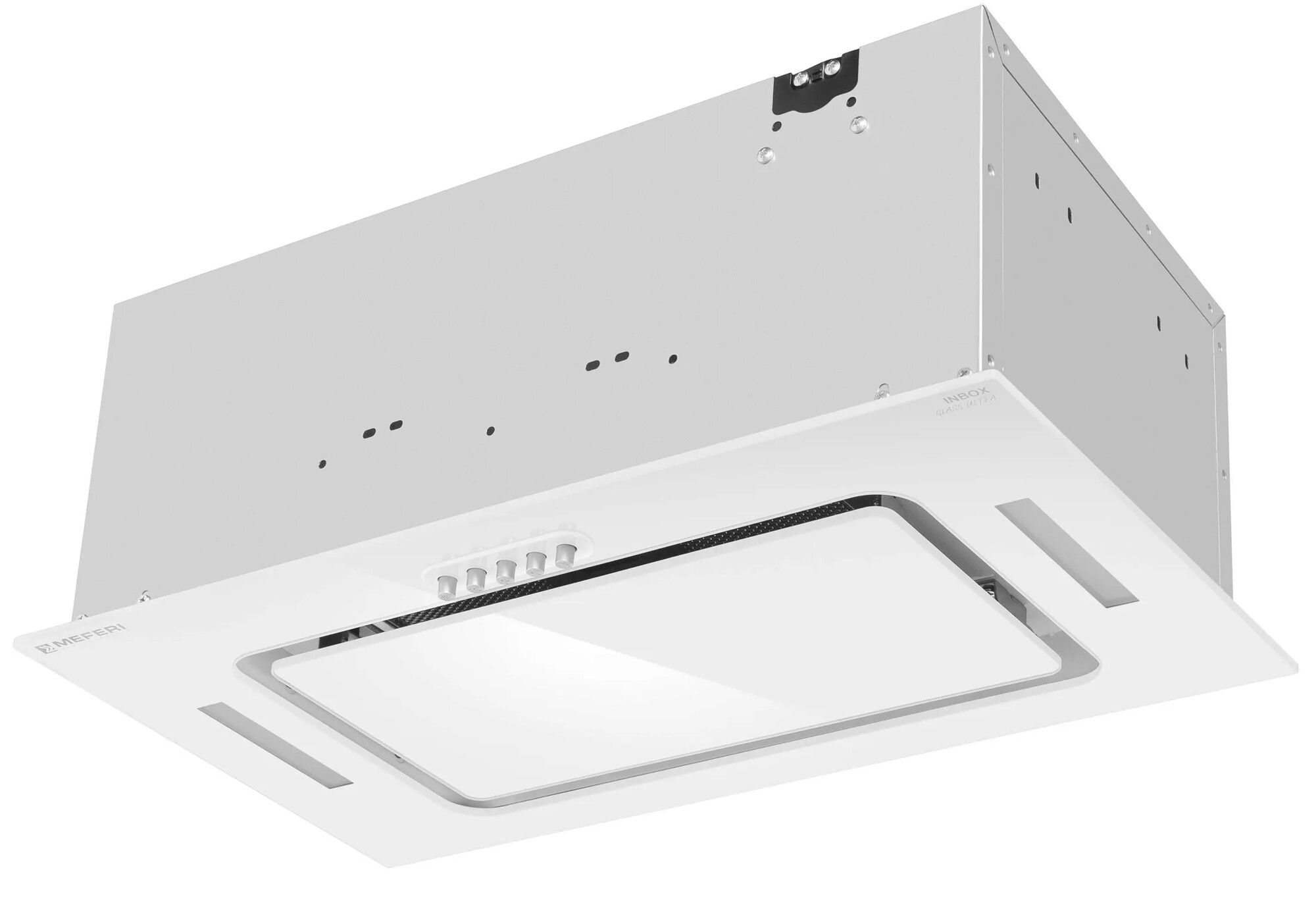 9168693 Вытяжка полновстраиваемая Meferi INBOX52WH GLASS ULTRA белый/белый STDN-0080699 - Вид №2