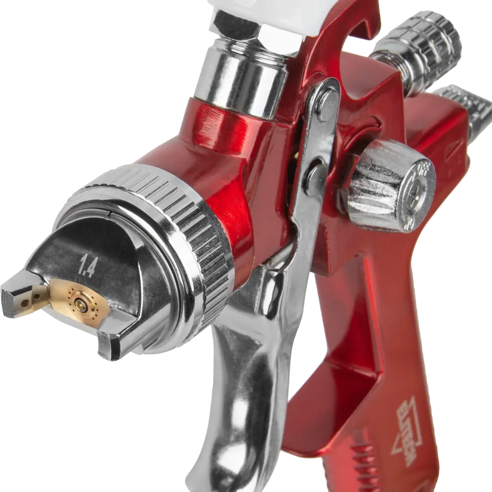 Пневматический краскораспылитель Elitech HVLP с регулировкой факела 84552395 STLM-0051862 - Вид №2