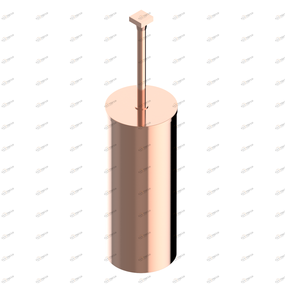 U2K-4700C Стакан напольный и щётка для унитаза с крышкой Thg-paris So Розовое золото U2K-4700C CAT.F