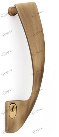 Pasini Ручка латунная с замком  0118 