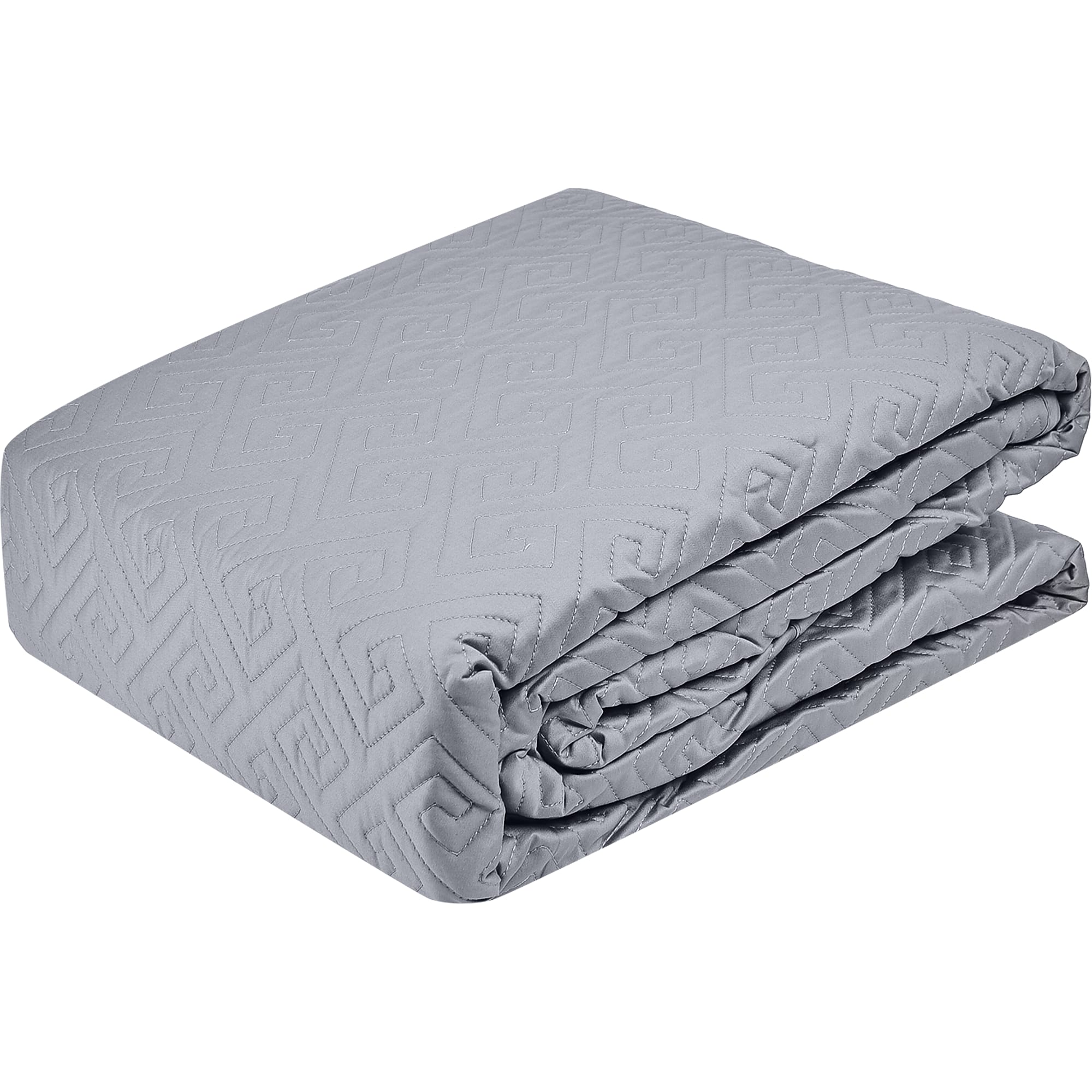 82898408 Покрывало Granit 3, 220x240 см, хлопок, цвет серый Santreyd 