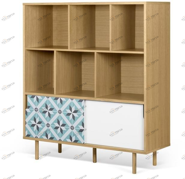 TemaHome Комод из МДФ с раздвижными дверцами Dann 9500.404122 