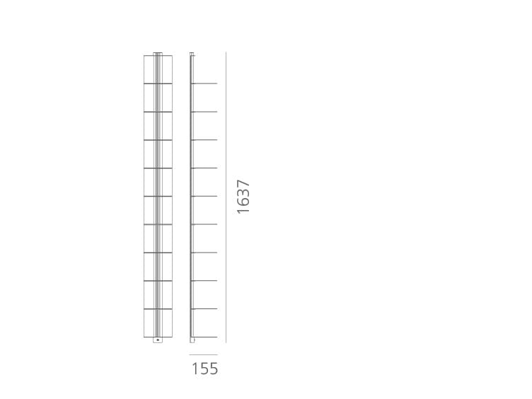 Настенный книжный шкаф Systemtronic USIO ARCH-00074991 - Вид №3