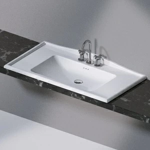 L490100 Накладная раковина под столешницу  прямоугольная A. e T. Italia PRINCESS