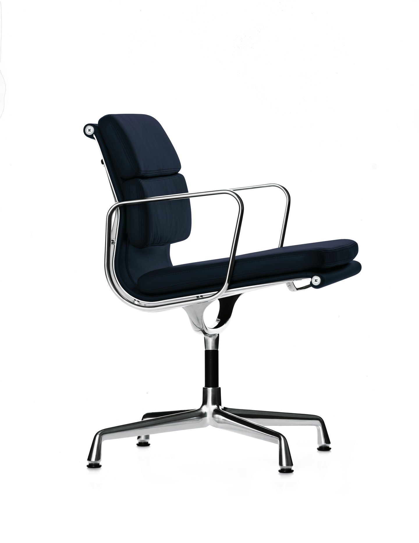 Кожаный спиц поворотный стул с подлокотниками VITRA Eames Soft Pad Group ARCH-00078216 - Вид №27